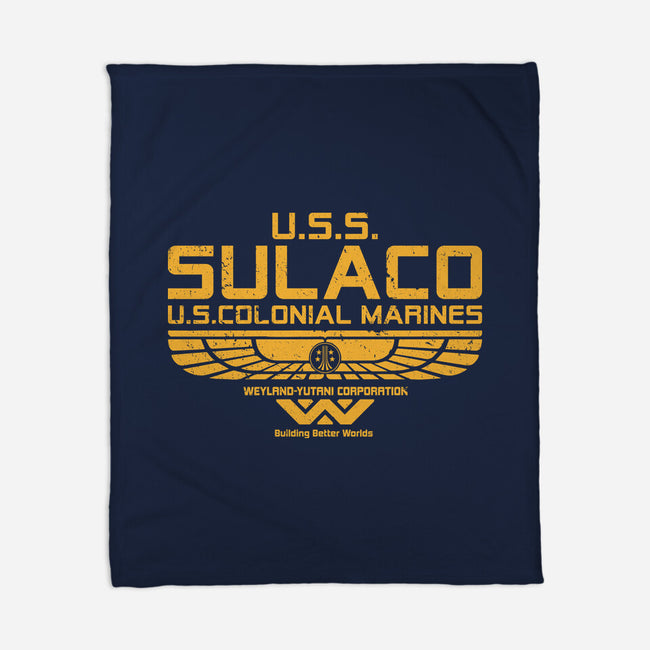 USS Sulaco-None-Fleece-Blanket-DrMonekers