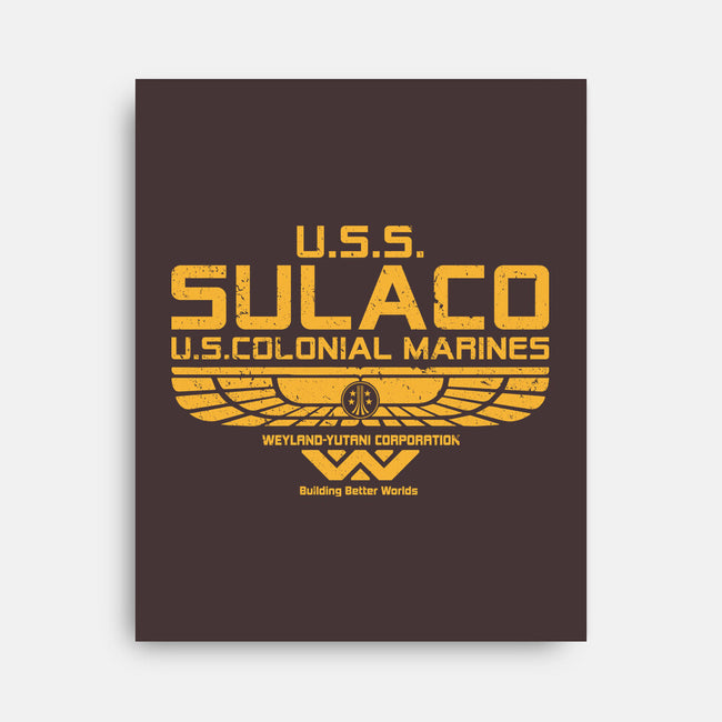 USS Sulaco-None-Stretched-Canvas-DrMonekers