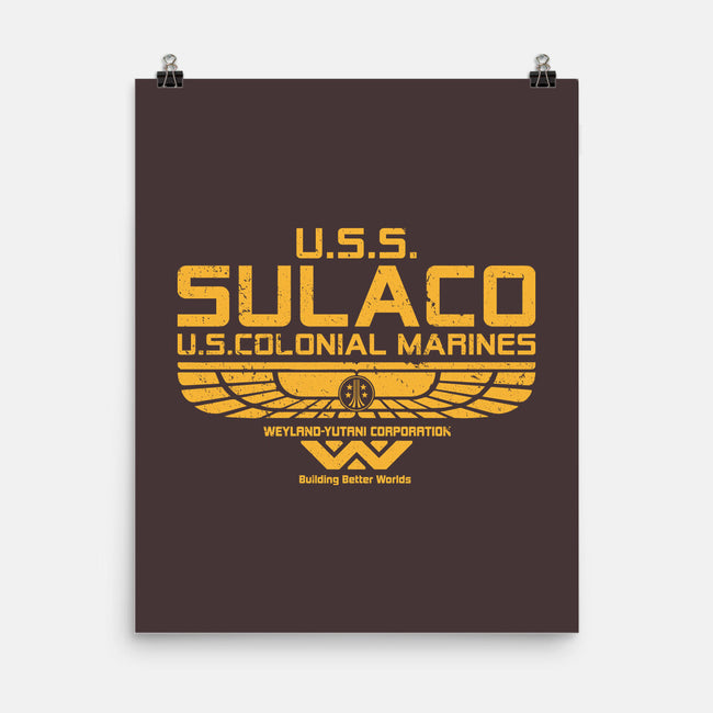 USS Sulaco-None-Matte-Poster-DrMonekers