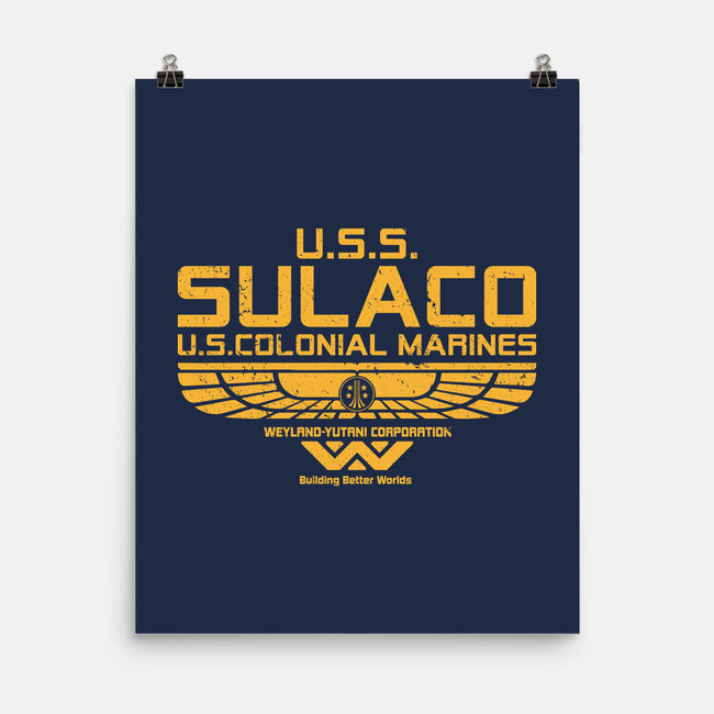 USS Sulaco-None-Matte-Poster-DrMonekers