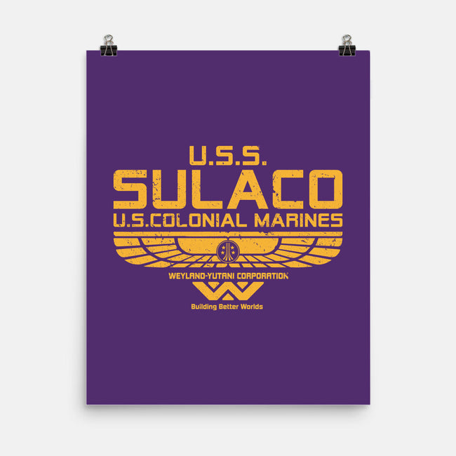 USS Sulaco-None-Matte-Poster-DrMonekers