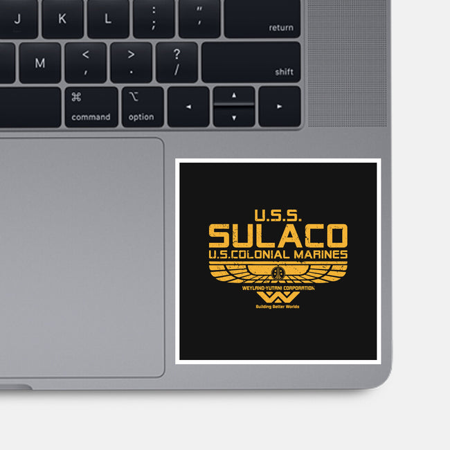 USS Sulaco-None-Glossy-Sticker-DrMonekers