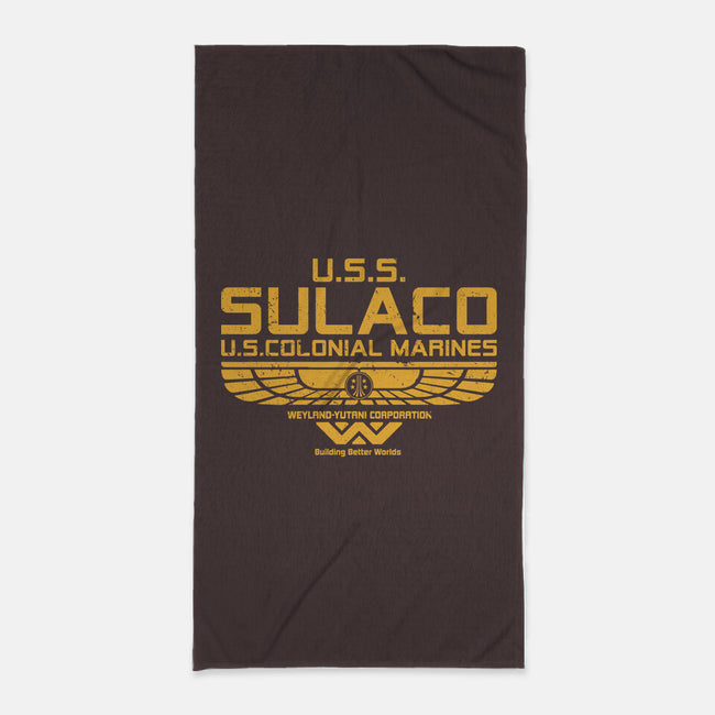 USS Sulaco-None-Beach-Towel-DrMonekers