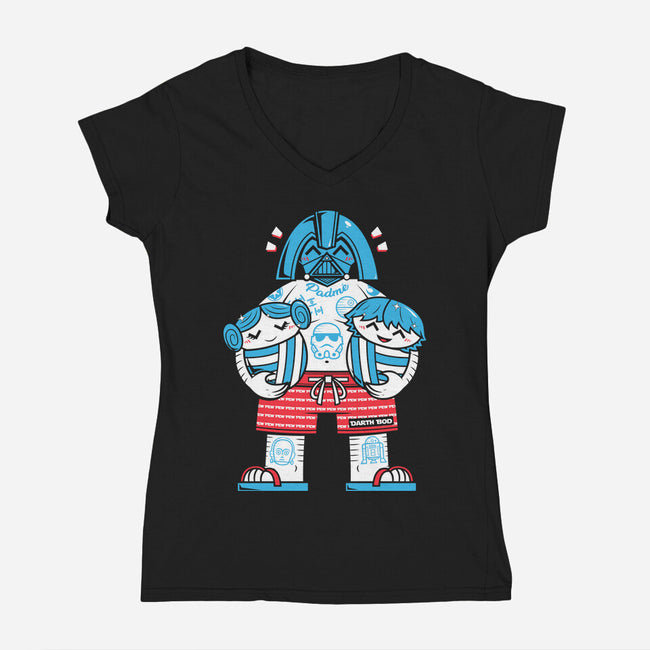 Darth Bod-Womens-V-Neck-Tee-krisren28