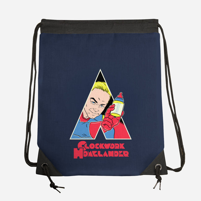 A Clockwork Homelander-None-Drawstring-Bag-naomori