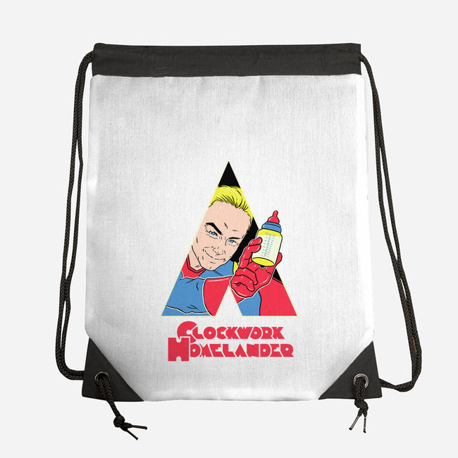 A Clockwork Homelander-None-Drawstring-Bag-naomori