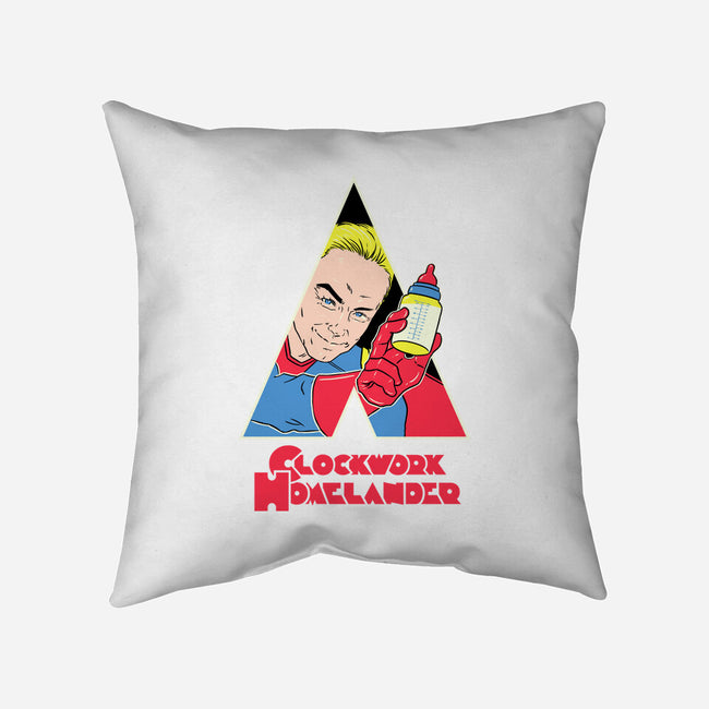 A Clockwork Homelander-None-Removable Cover-Throw Pillow-naomori