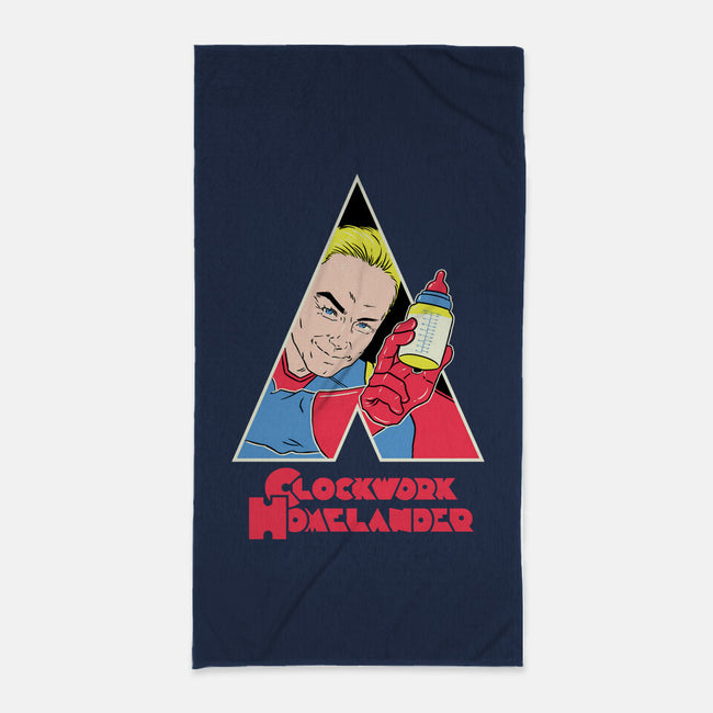 A Clockwork Homelander-None-Beach-Towel-naomori