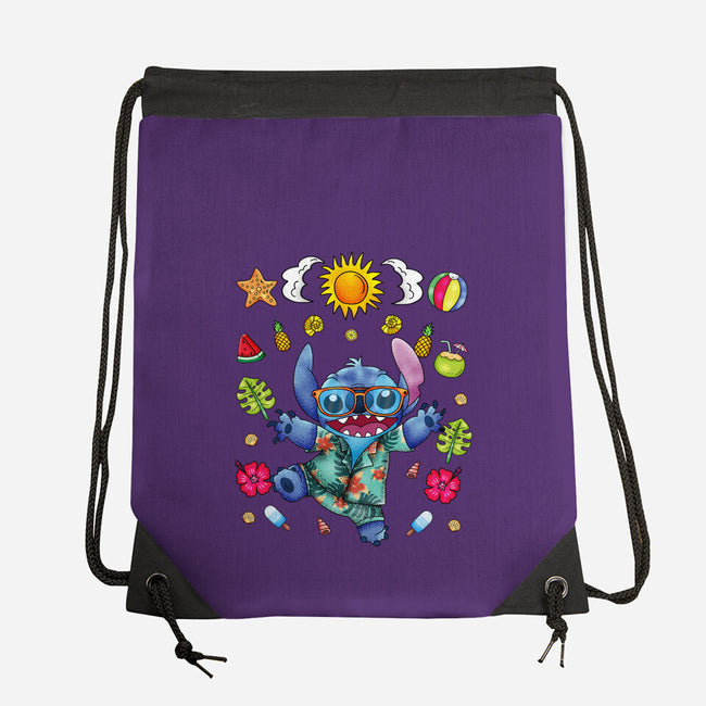 Ohana Stitch Summer-None-Drawstring-Bag-JamesQJO