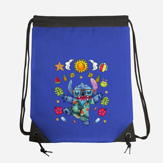 Ohana Stitch Summer-None-Drawstring-Bag-JamesQJO