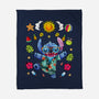 Ohana Stitch Summer-None-Fleece-Blanket-JamesQJO