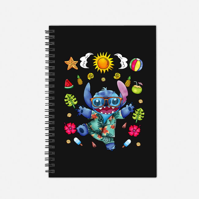 Ohana Stitch Summer-None-Dot Grid-Notebook-JamesQJO