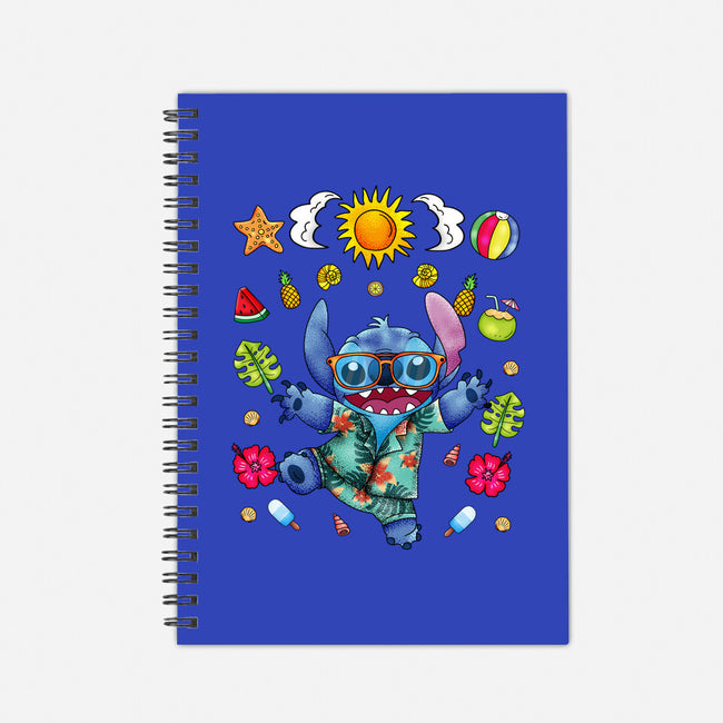 Ohana Stitch Summer-None-Dot Grid-Notebook-JamesQJO