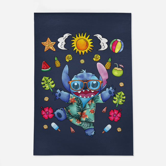 Ohana Stitch Summer-None-Outdoor-Rug-JamesQJO