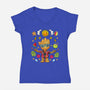 I'm Groot Summer-Womens-V-Neck-Tee-JamesQJO