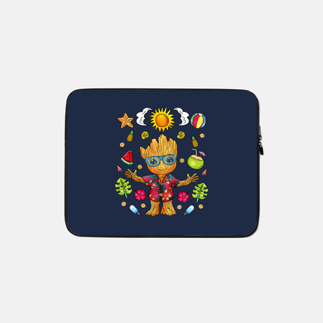 I'm Groot Summer-None-Zippered-Laptop Sleeve-JamesQJO