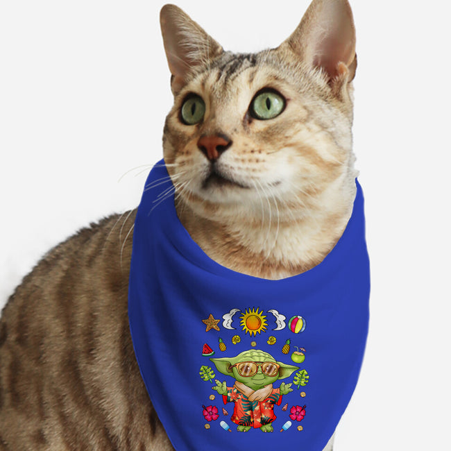 Cute Summer Creature-Cat-Bandana-Pet Collar-JamesQJO