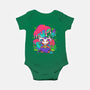 Mushroom Underworld Fox-Baby-Basic-Onesie-ellr