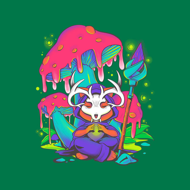 Mushroom Underworld Fox-None-Stretched-Canvas-ellr