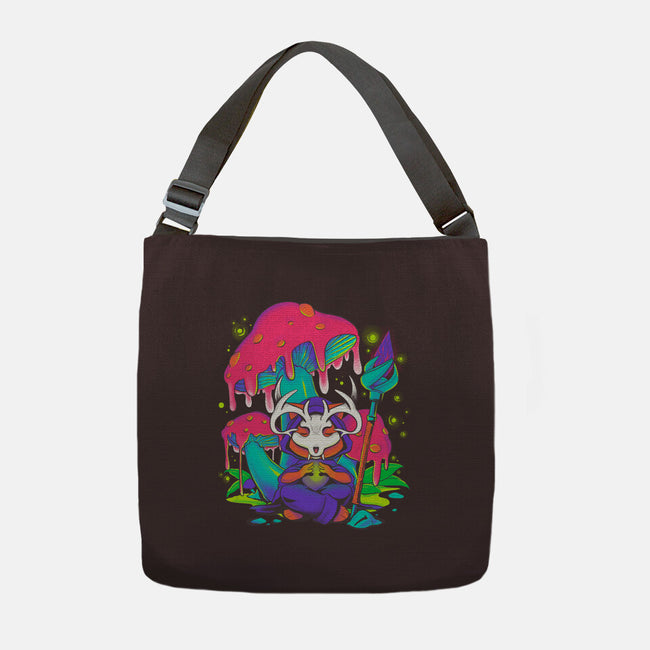 Mushroom Underworld Fox-None-Adjustable Tote-Bag-ellr