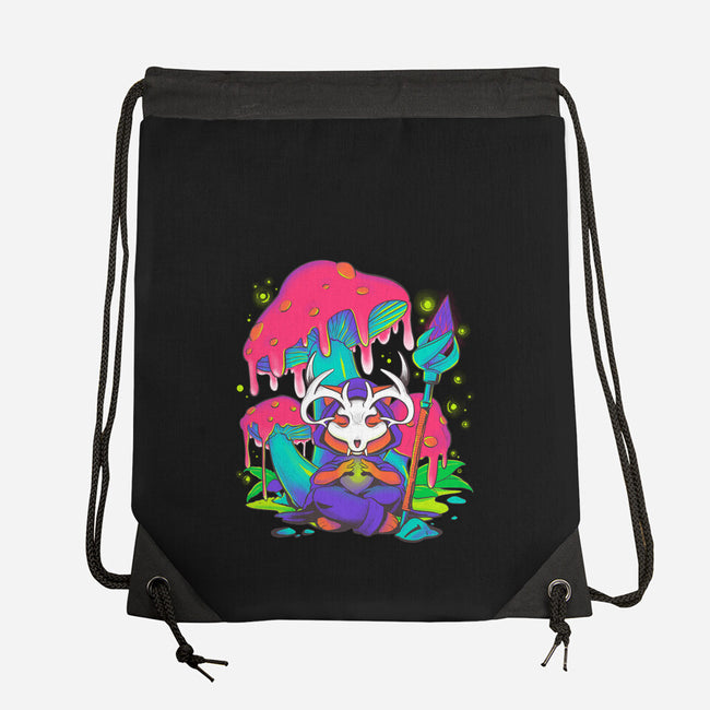 Mushroom Underworld Fox-None-Drawstring-Bag-ellr