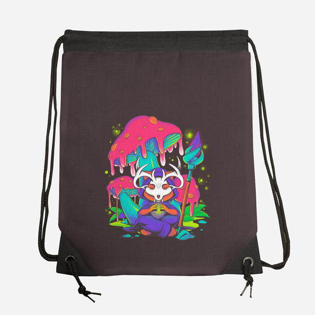 Mushroom Underworld Fox-None-Drawstring-Bag-ellr