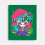 Mushroom Underworld Fox-None-Stretched-Canvas-ellr