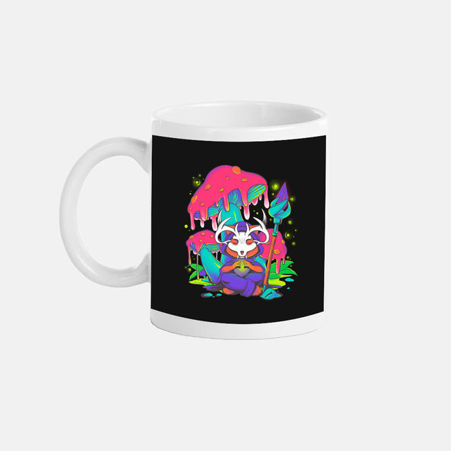 Mushroom Underworld Fox-None-Mug-Drinkware-ellr