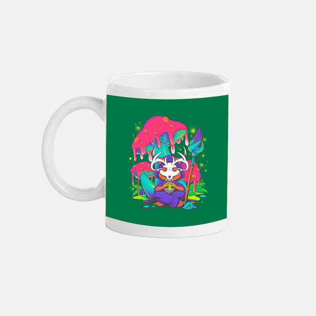 Mushroom Underworld Fox-None-Mug-Drinkware-ellr