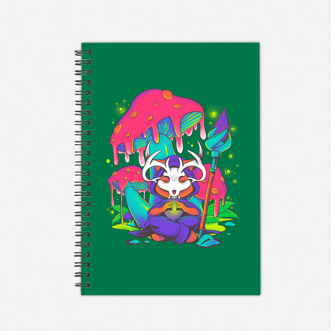 Mushroom Underworld Fox-None-Dot Grid-Notebook-ellr