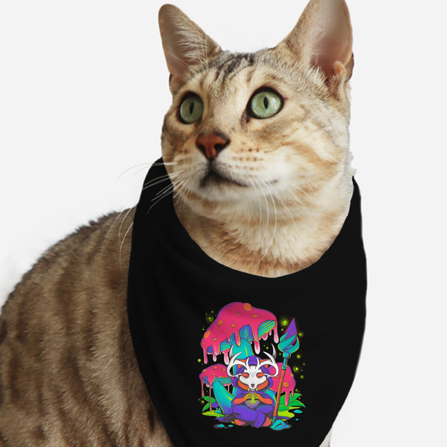 Mushroom Underworld Fox-Cat-Bandana-Pet Collar-ellr