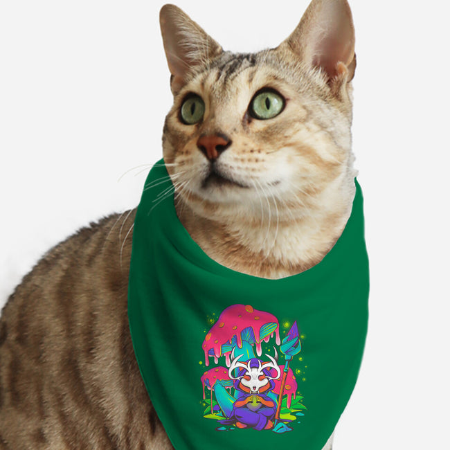 Mushroom Underworld Fox-Cat-Bandana-Pet Collar-ellr