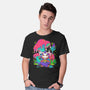 Mushroom Underworld Fox-Mens-Basic-Tee-ellr