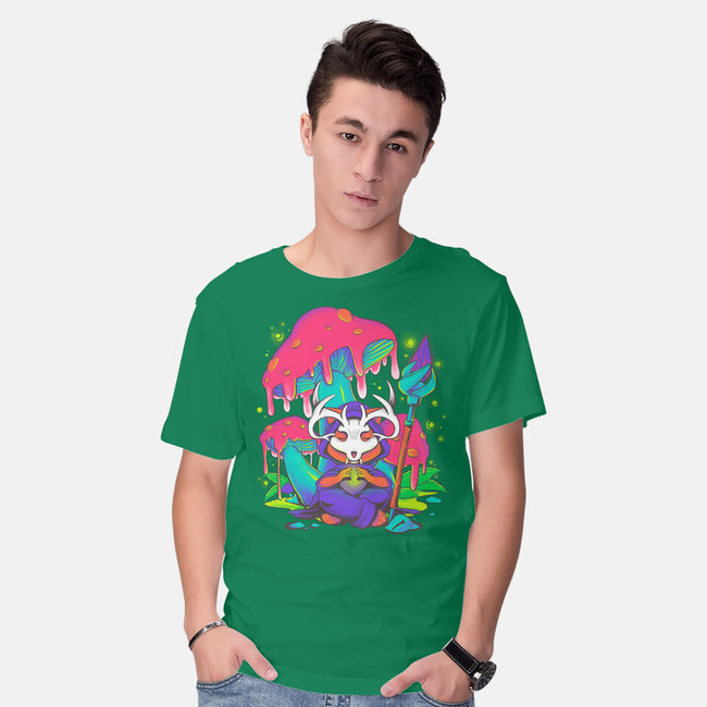 Mushroom Underworld Fox-Mens-Basic-Tee-ellr