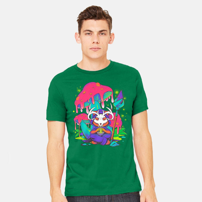 Mushroom Underworld Fox-Mens-Heavyweight-Tee-ellr