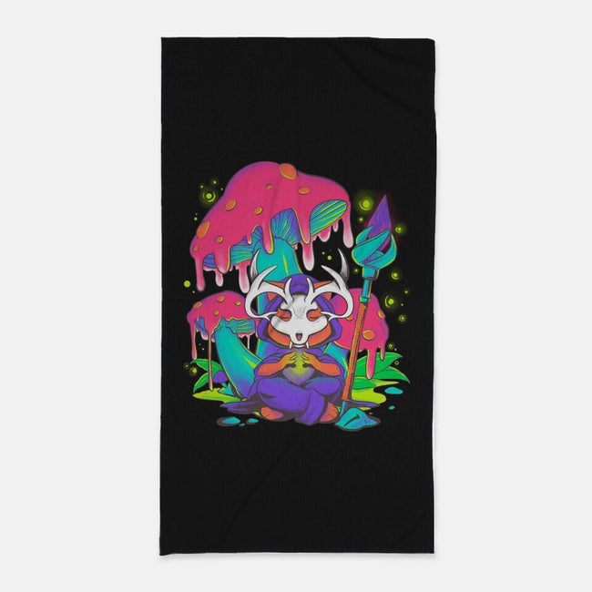 Mushroom Underworld Fox-None-Beach-Towel-ellr