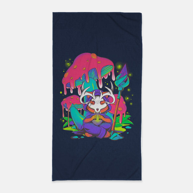 Mushroom Underworld Fox-None-Beach-Towel-ellr