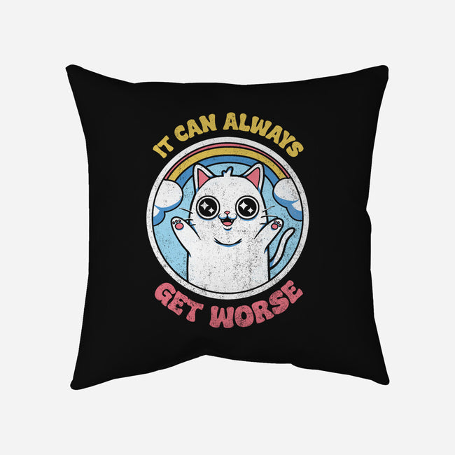 It Can Get Worse-None-Removable Cover-Throw Pillow-turborat14