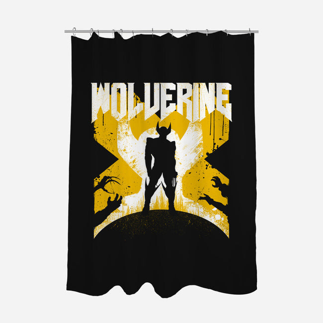 Wolv 92-None-Polyester-Shower Curtain-rocketman_art