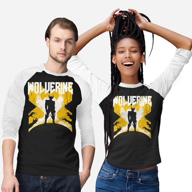 Wolv 92-Unisex-Baseball-Tee-rocketman_art