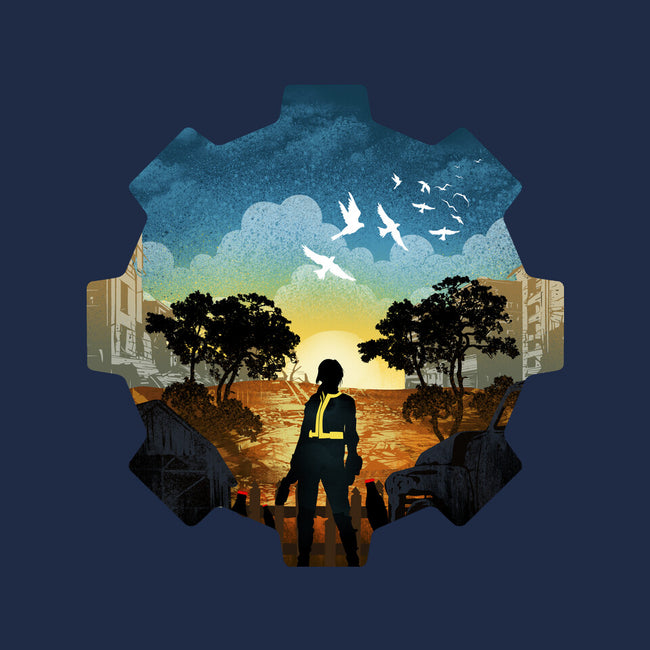 Fallout Landscape-None-Glossy-Sticker-dandingeroz