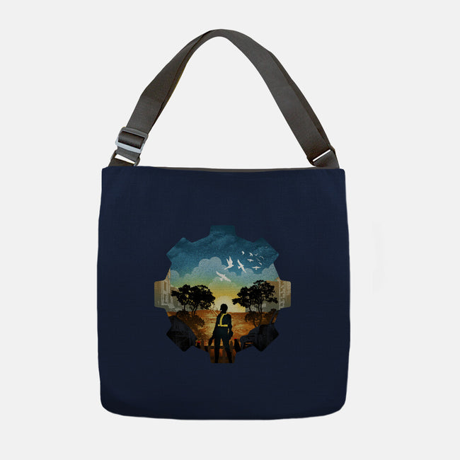 Fallout Landscape-None-Adjustable Tote-Bag-dandingeroz