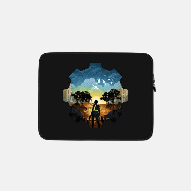 Fallout Landscape-None-Zippered-Laptop Sleeve-dandingeroz