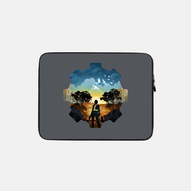 Fallout Landscape-None-Zippered-Laptop Sleeve-dandingeroz