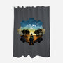 Fallout Landscape-None-Polyester-Shower Curtain-dandingeroz