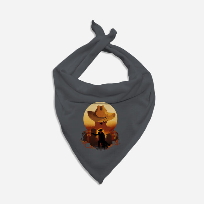 Wasteland Sunset-Cat-Bandana-Pet Collar-dandingeroz