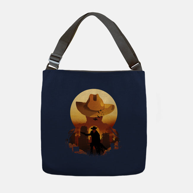 Wasteland Sunset-None-Adjustable Tote-Bag-dandingeroz