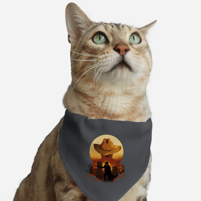 Wasteland Sunset-Cat-Adjustable-Pet Collar-dandingeroz