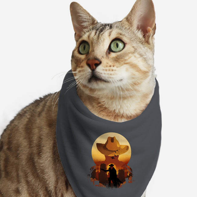 Wasteland Sunset-Cat-Bandana-Pet Collar-dandingeroz