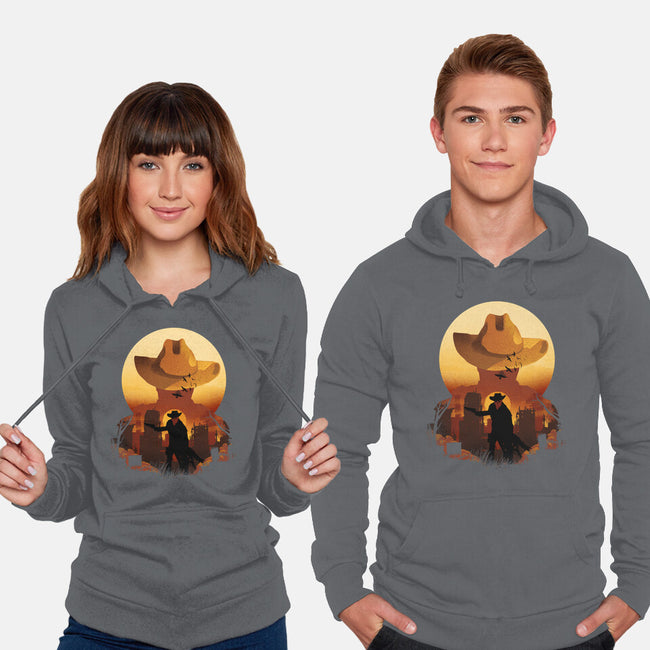 Wasteland Sunset-Unisex-Pullover-Sweatshirt-dandingeroz